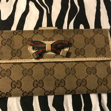 gucci bow wallet|gucci original wallets.